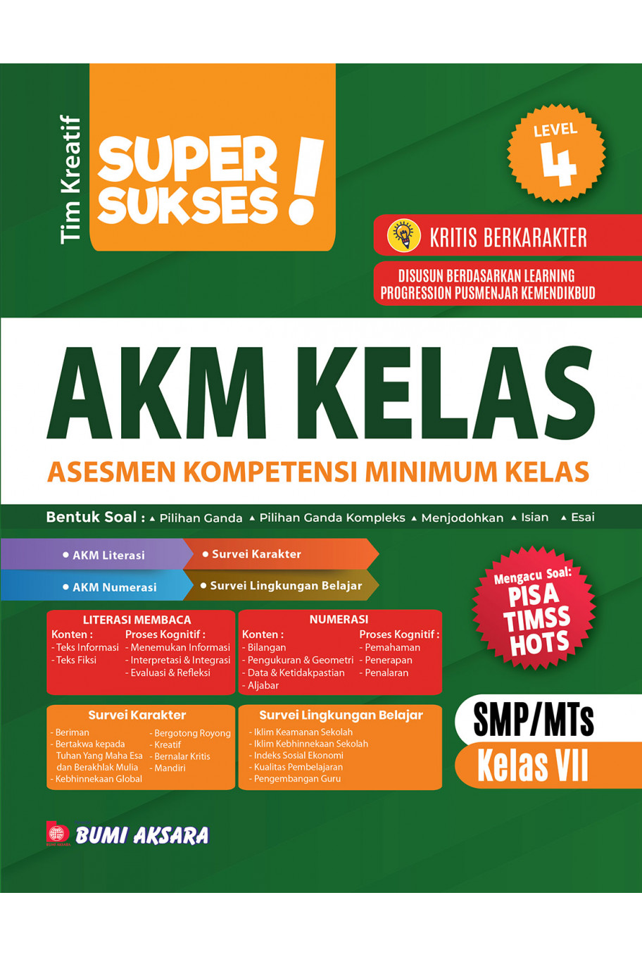 Super Sukses AKM Kelas VII SMP/MTs